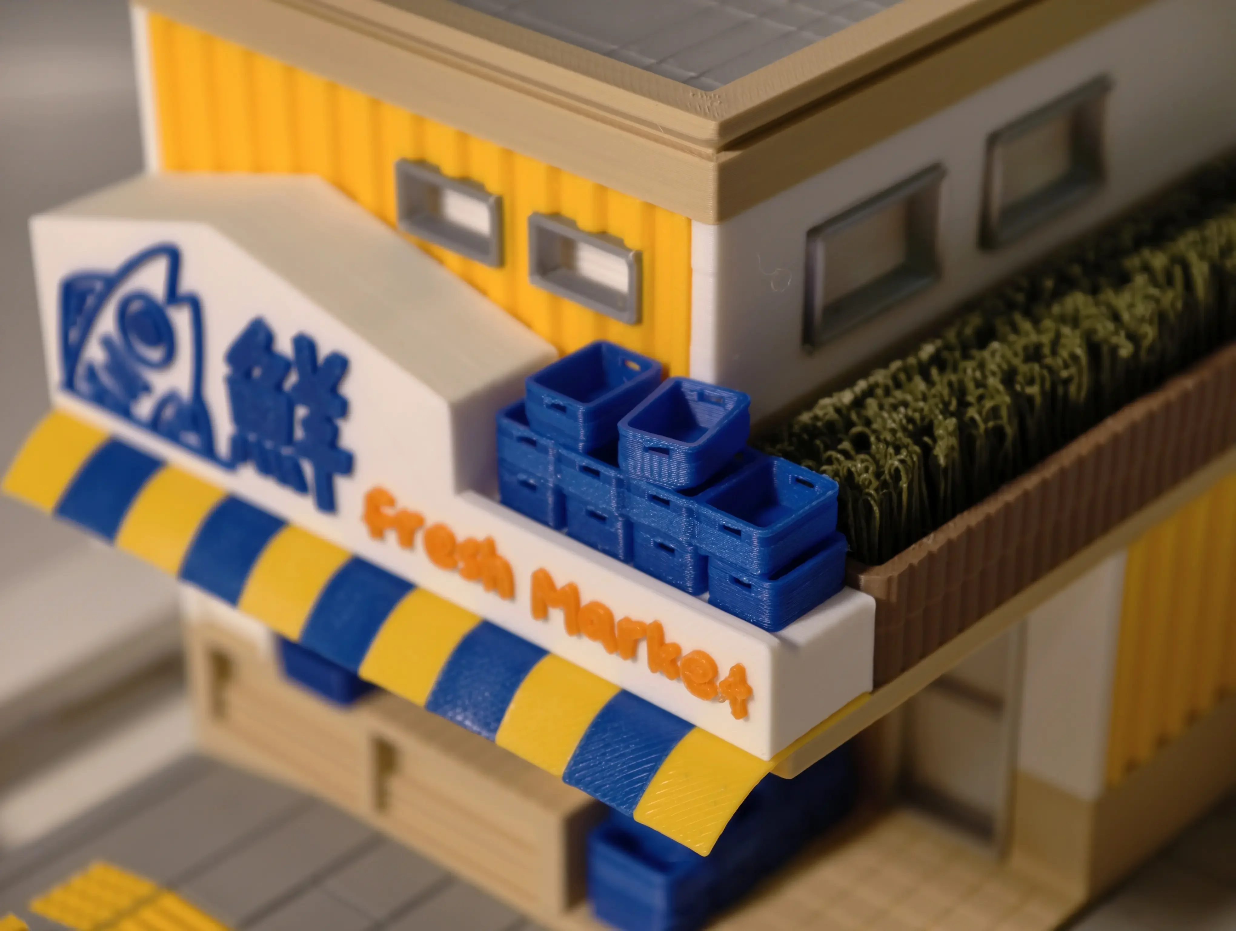 

TideSquare-B02 - Fresh Grocery Store - 1/64 Scale Miniature Model