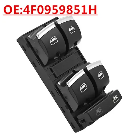OE:4F0959851H 아우디 A6 A3 Q7 자동차 부품 파워 윈도우 글라스 리프트 버튼 스위치에 적합