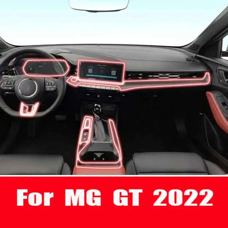 

For MG GT 2022 center screen GPS navigation Automobile interior TPU protective film Anti-scratch film sticker accessories