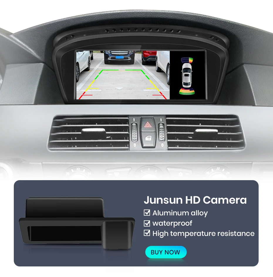 Junsun Carplay für Apple Autoradio Multimedia für BMW 5er E60 E61 E63 E64 für BMW 3er E90 E91 E92 E93 Android Auto – Detail 21