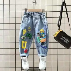 Jungen Jeans Frühling und Auutmn neue Kinder kleidung Mode lässig weiche Jeans koreanische Jungen Babyhose 2 4 6 8y