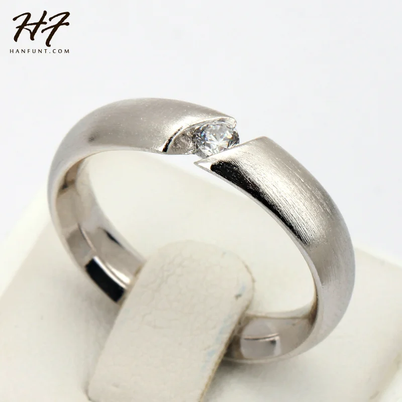 خاتم للعشاق ، كريستال نمساوي ، تشيكوسلوفاكيا ، سلك معالجة ، لون ذهبي وردي ، مقاسات كاملة ، عرض ساخن R441 R442 ، جودة عالية #4