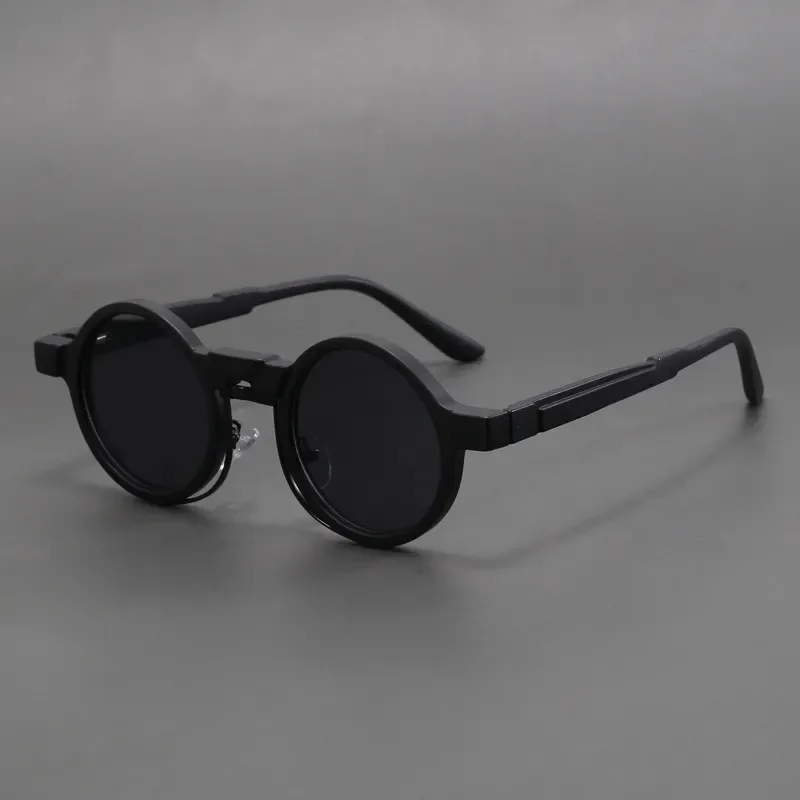 2026 New Retro Trendy Japanese Round Sunglasses women men luxury brand designer Niche Personality popular outdoor shades uv400