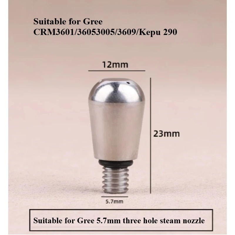 Suitable for Steam Nozzle Modification and Milk Frother Accessories for Gemley CRM3605/3005E/3609/3601 Coffee Machine