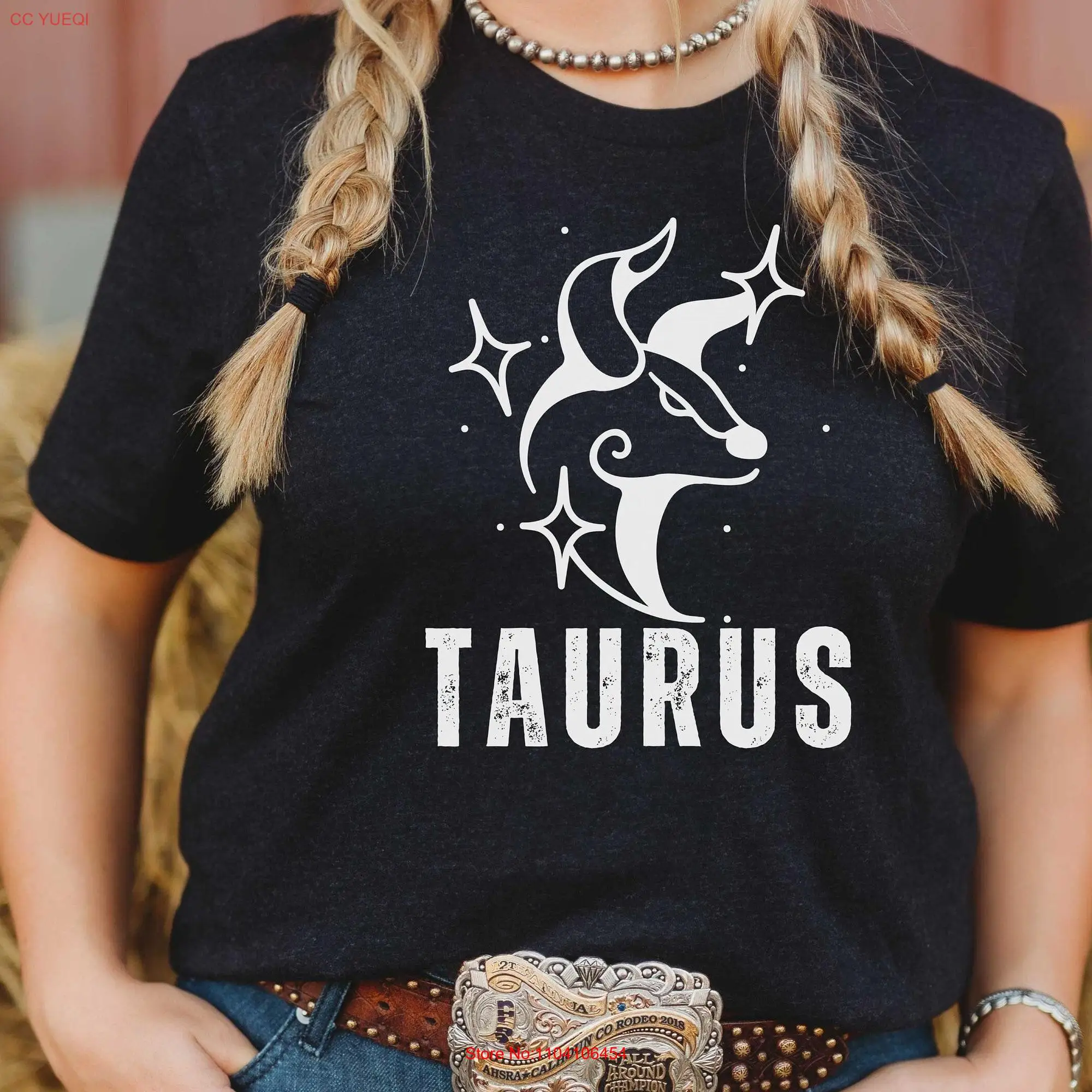 Zodiac Taurus T Shirt Celestial Birthday Astrology For long or short sleeves