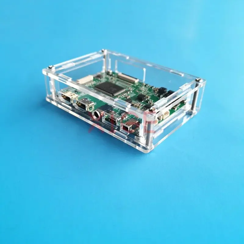 EDP2H العمل مع 2Mini HDMI-متوافق مع EDP LED وحدة تحكم LCD سائق اللوحة الأم حافظة أكريليك شفافة صندوق حماية عدة