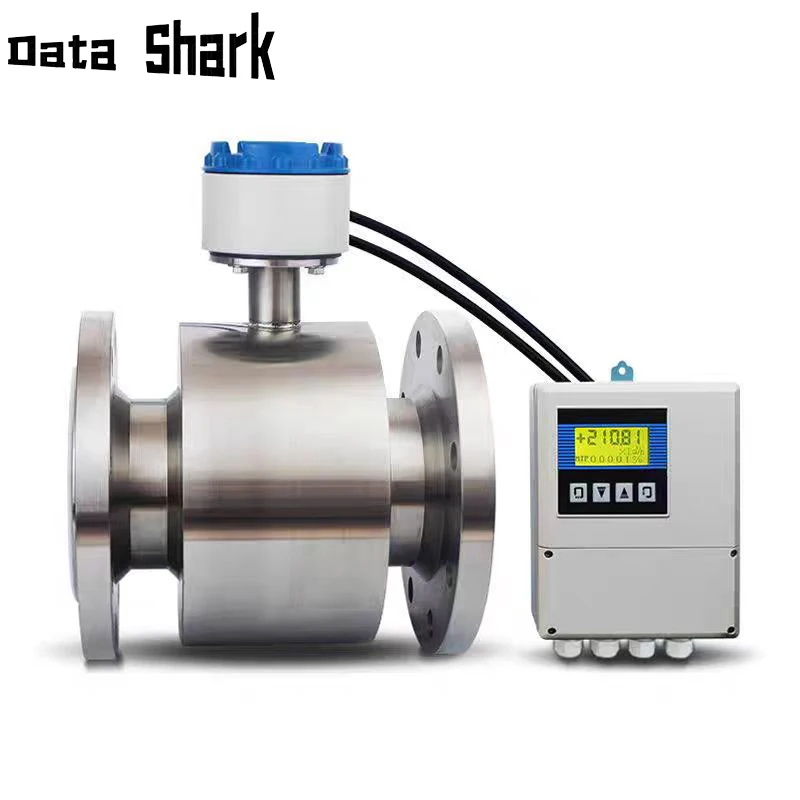 Stainless Steel magnetic water flow meter conductive liquid flow meter milk sewage flow meter electromagnetic flow meter 4-20mA