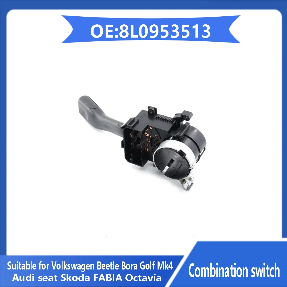 For Volkswagen Beetle Bora Golf Mk4 Audi Seat Skoda FABIA turn signal indicator wiper control switch 8L0953513 Auto parts