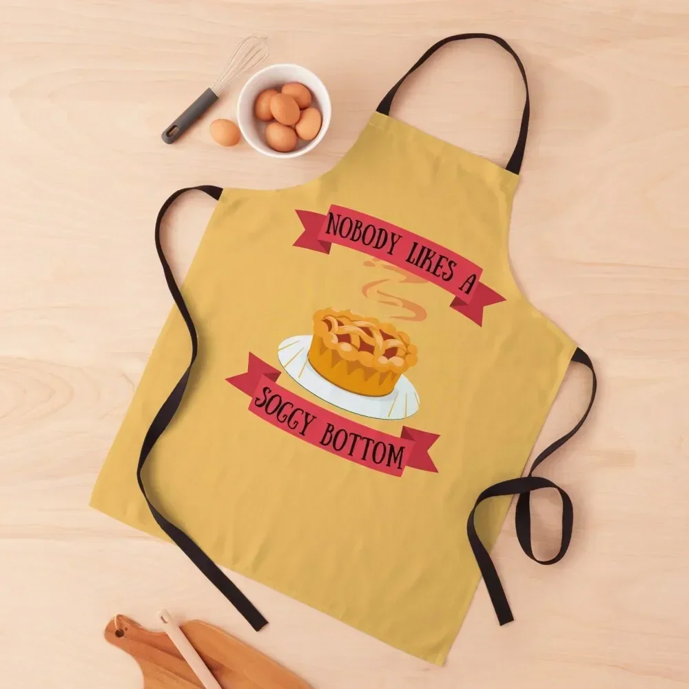 

Nobody Likes A Soggy Bottom Apron Kitchen Items with pockets Apron