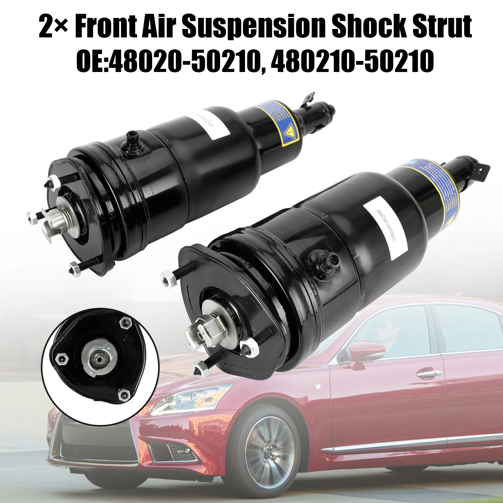 

Artudatech 2× Front Air Suspension Shock Strut 48020/10-50210 for Lexus LS600 LS460 AWD