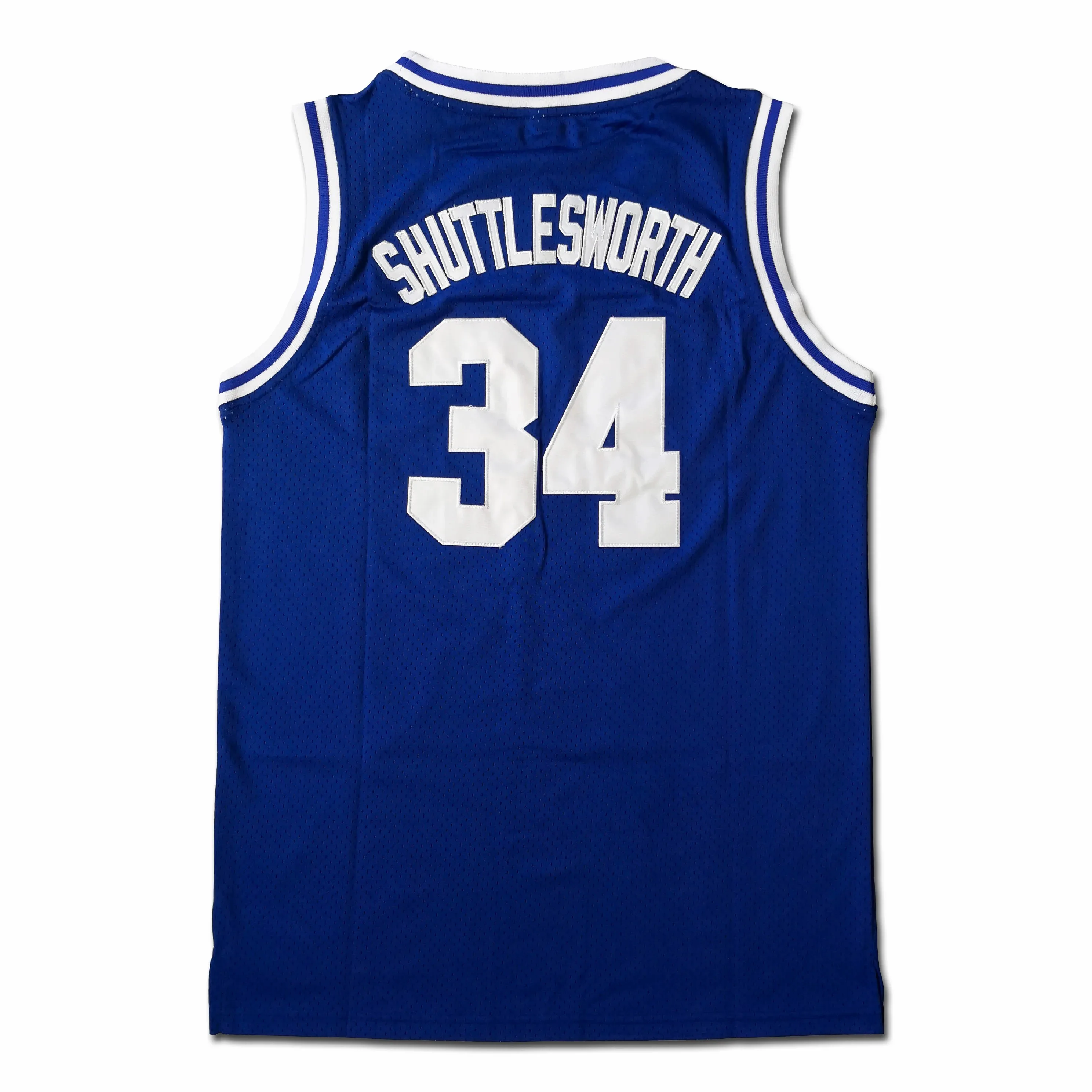 Mens #34 Jesus Shuttlesworth Jersey Lincoln High School Basketball Jersey Blue Ray Allen Film He Got Game Basketball Jerseys