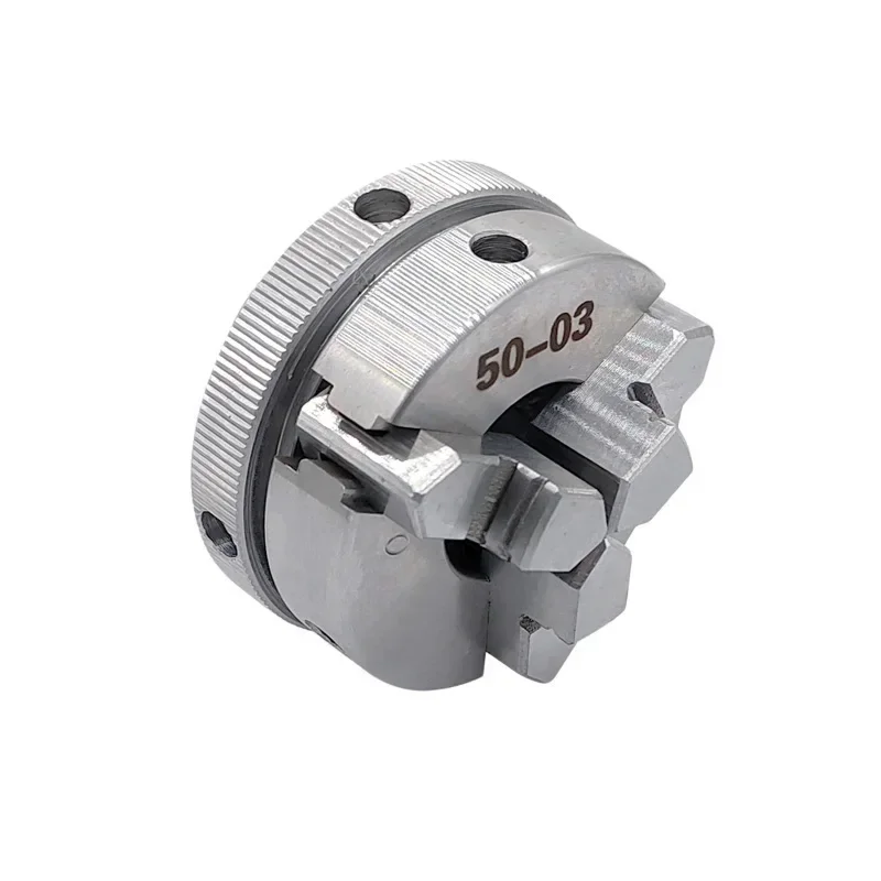 Imagem -04 - High Precision Cnc Wood Drill Chuck Mini Torno Manual Mandíbula Máquinas-ferramentas Torno Acessórios 50 mm