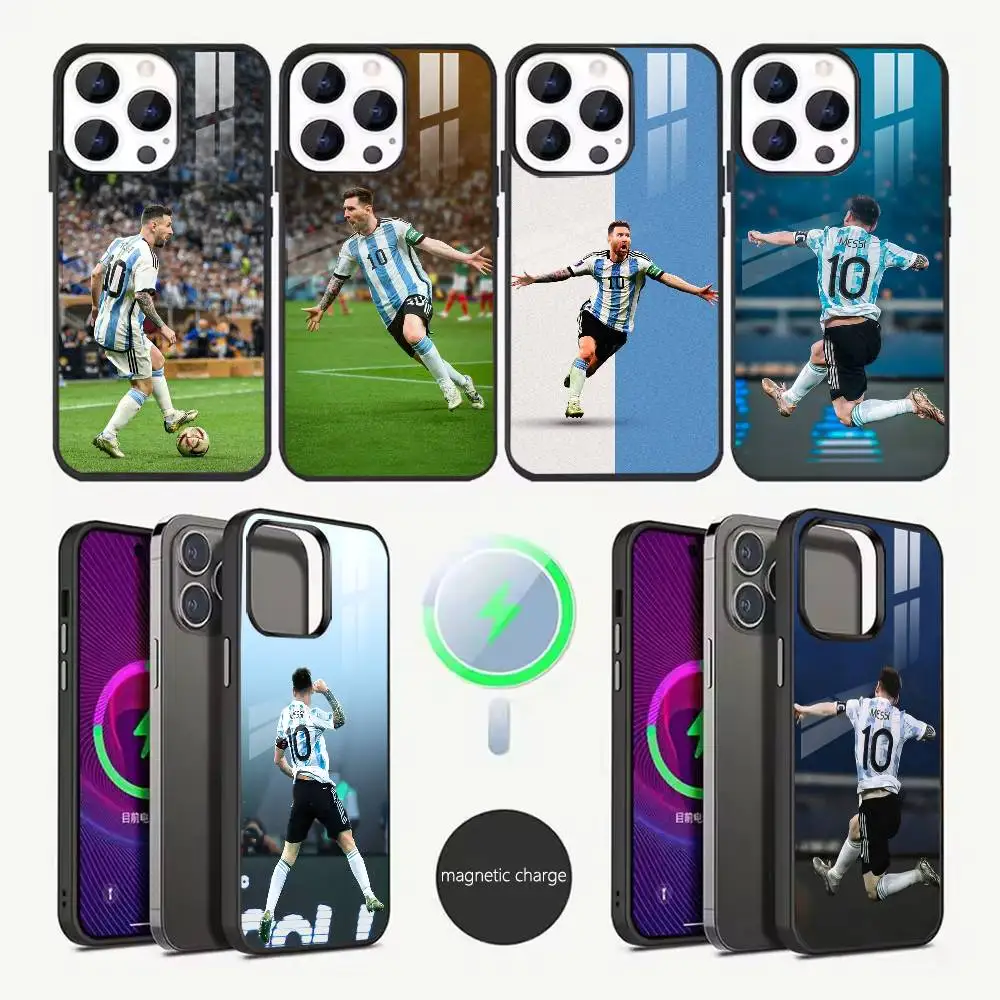 

M-Messi Phone Case For iPhone17, 16,15,14,13,12,11,Pro,Max,Plus,SE4,Magnetic Charging