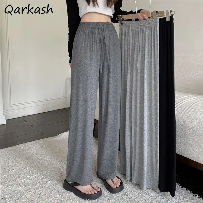 

Baggy Joggers Pants Women Trousers Streetwear Wide Leg Vintage Casual Summer Solid High Waisted Harajuku Clothing Popular Daily