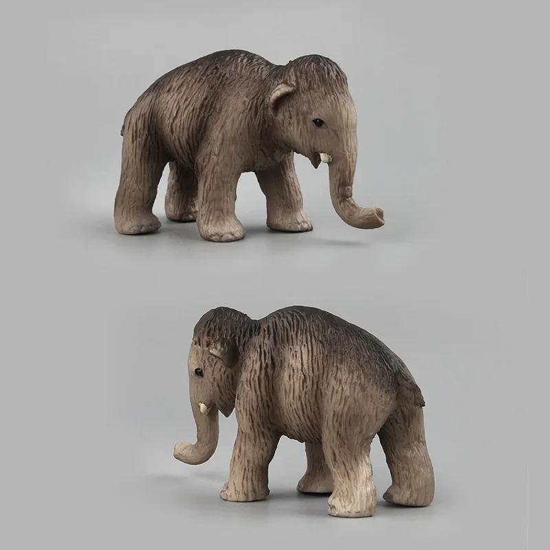 Simulation Mammoth Figure Collectible Toys Wild Animal Action Figures  Animal Cognitive Toys