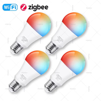 18W 15W Zigbee 3.0 Led Light Bulb WiFi Smart Led Lamp RGBCW E27 Smart Bulbs Compatible With Alexa Amazon Google Home Assistant