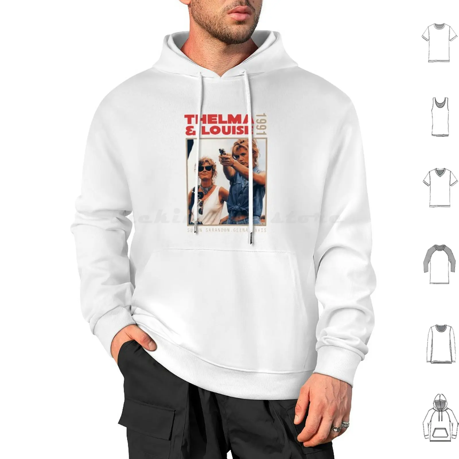 Sudadera con capucha de Thelma y Louise, de algodón, de manga larga, Thelma y Louise, película Thelma Louise, Susan Sarandon, Thelma Louise, Geena