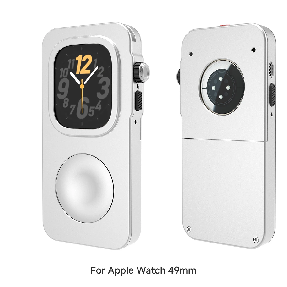 Aluminum Alloy Case for Apple Watch S10/11 SE3/2/1 49mm 45 44 41 40mm Protective Case Support Iwatch Expands for iPod Style