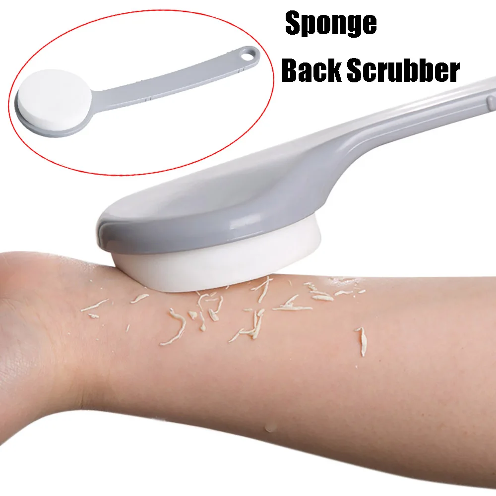 

for Bathroom Rubbing Back Mud Skin Cleaning Long Handle Back Scrubber Shower Brush Bathing Tools Bath Sponge