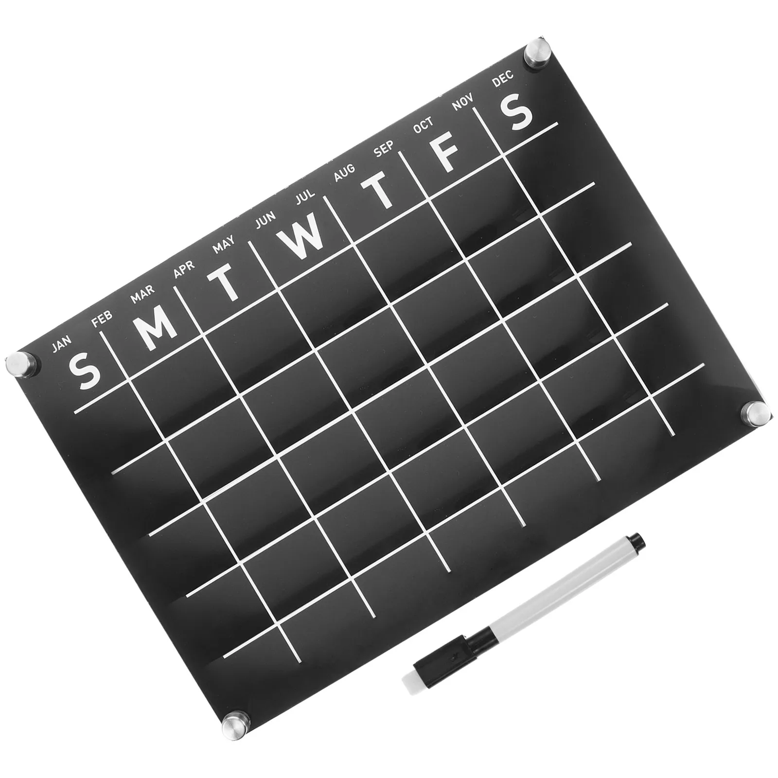 Creative Acrylic Memo Board Multifunctional Erasable Message Display Board for Weekly School Students Notes