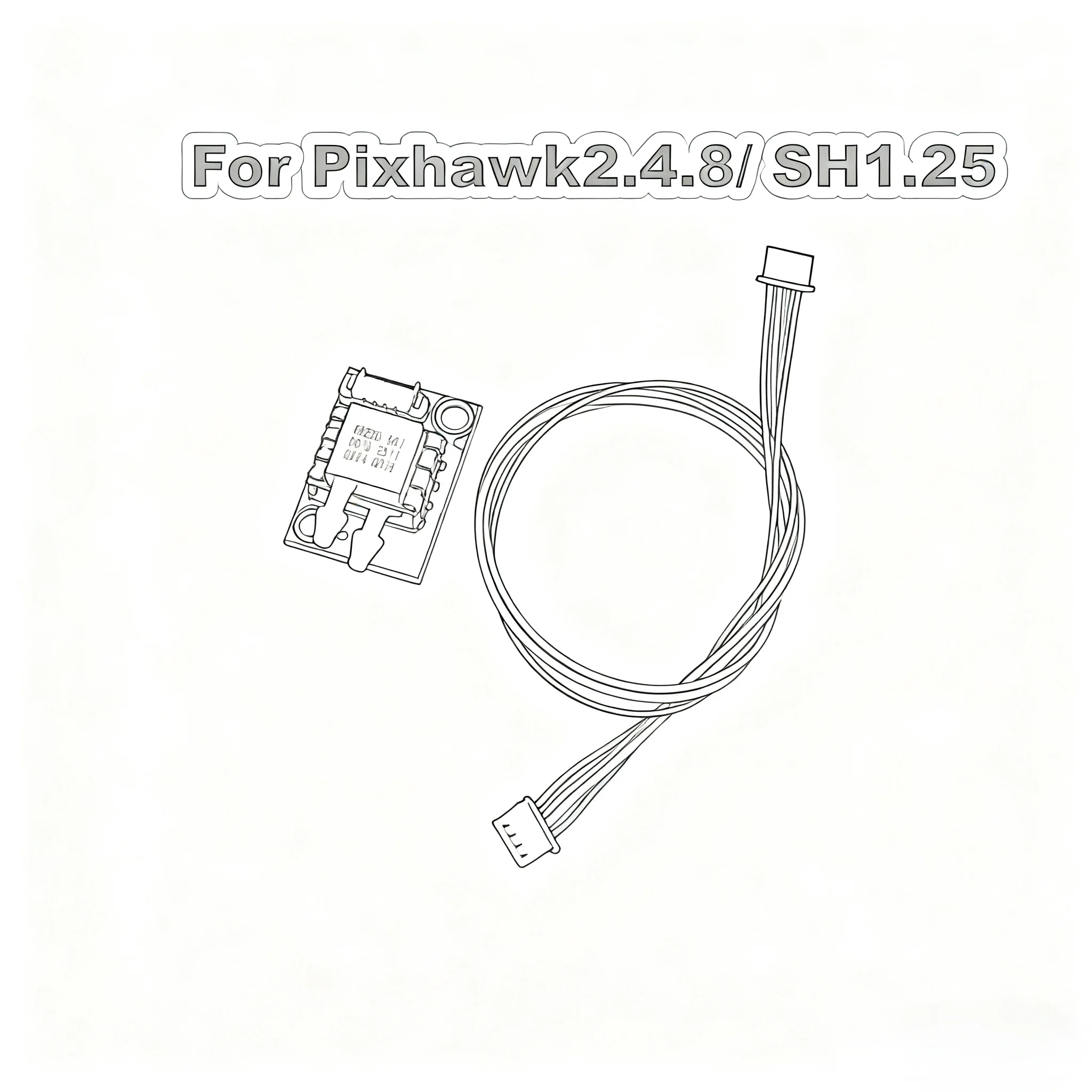 

Дифференциальная воздушная скорость PX4 MS4525DO, датчик воздушной скорости воздушного спидометра для контроллера полета Pixhawk2.4.8/6C Ardupilot ArduPlane
