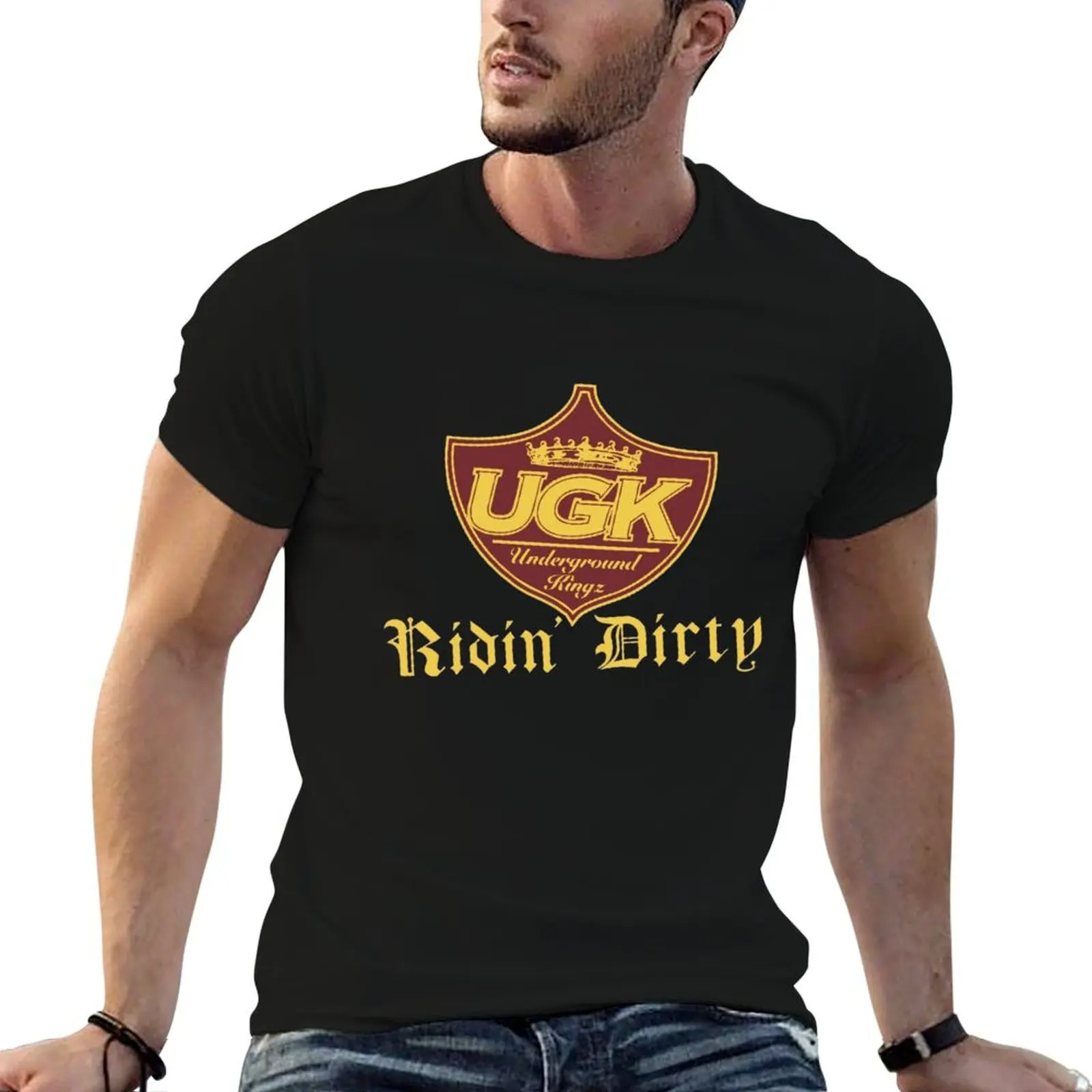 Ridin’ Dirty V-Neck T-Shirt anime customizeds mens t shirt graphic