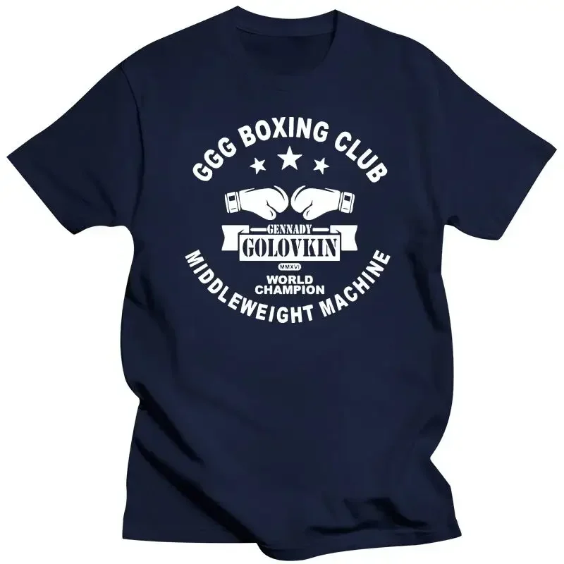 Golovkin Team T Shirt  Unisex Heavy Cotton Tee Mens Clothing GGG Boxing Club T Shirt  harajuku  oversized t shirt  men clothing image 2