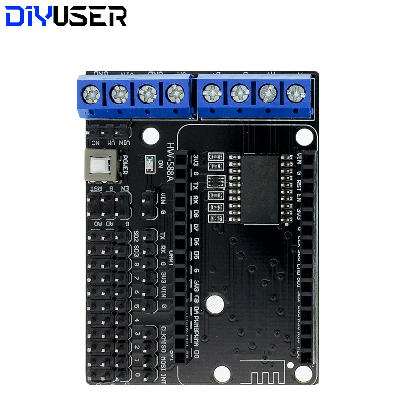 DIYUSER Wireless Module CH340/CP2102/CH9102X NodeMcu V3 V2 Lua WIFI Internet of Things Development Board Based ESP8266 ESP-12E