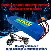 2025 AOVO AOVOPRO Kamukai and SmartOne scooters are equipped with 36V 9800Ah10S3P long-lasting large capacity lithium battery