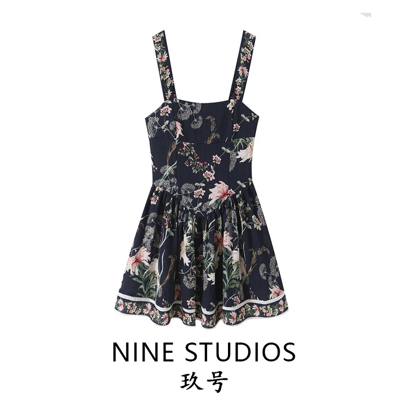 NINE ZAR Women's Slim Fit Short Strapless Dress Elegance Bell Bottom Skirt H-Line Style Casual Wear Polyester Fabric