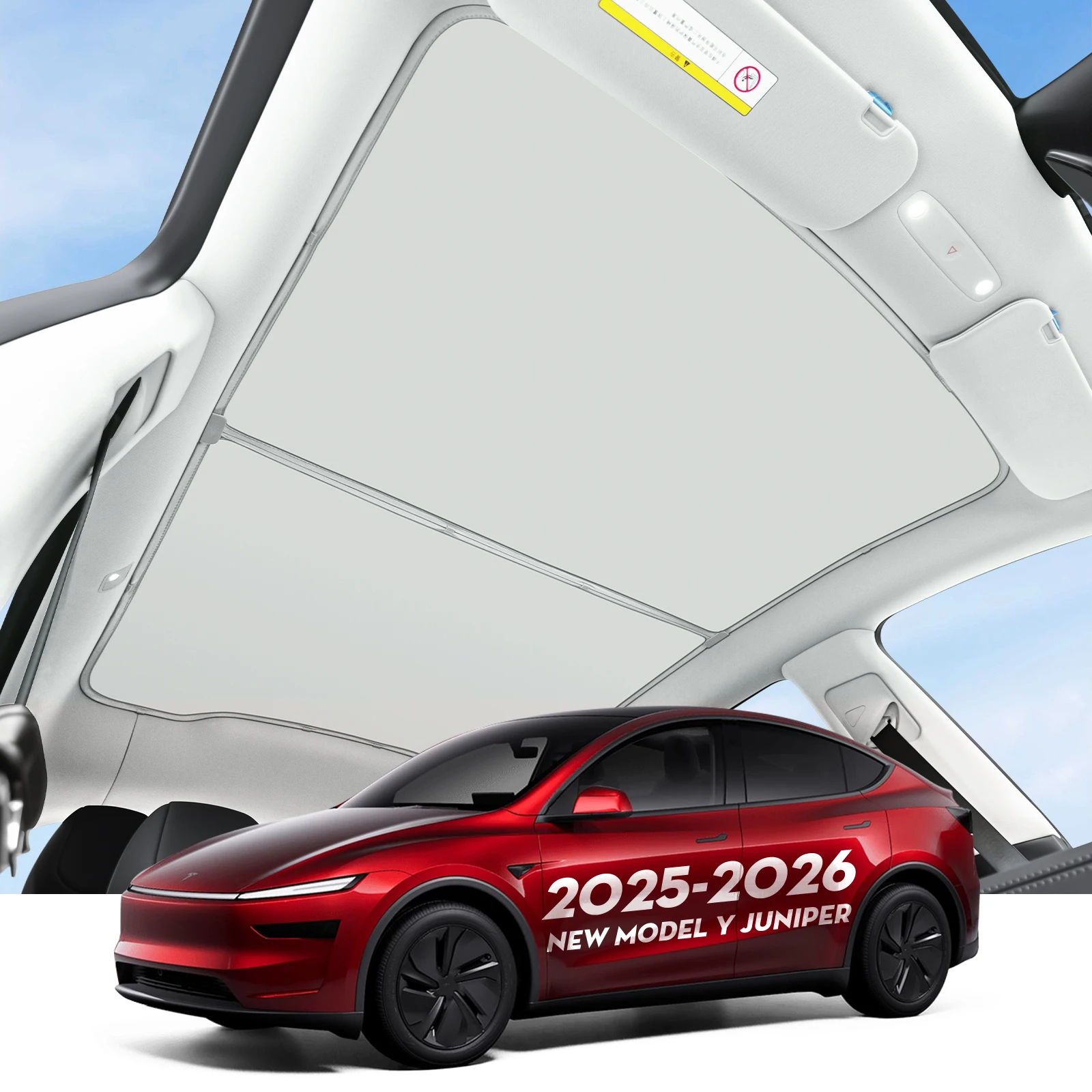 

Sunshade for Tesla Model Y Juniper 2025 2026 SunRoof Shades
