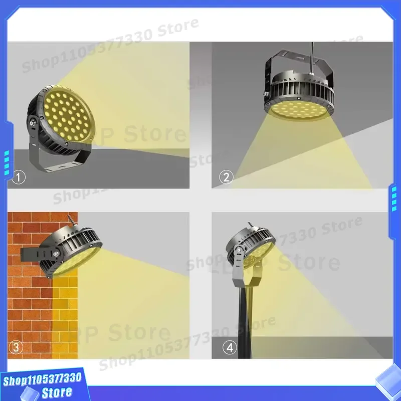 IP65 Waterproof Die Cast Aluminum LED Flood Light Outdoor Garden Landscape Lighting Fixture Non Solar Floor Plug In High