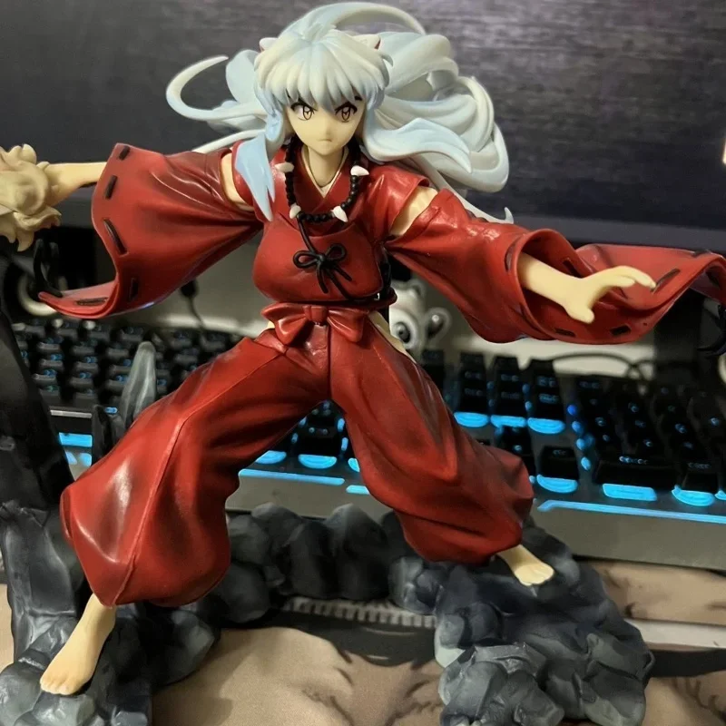 

Аниме-фигурка Inuyasha Sesshomaru Kagome Zhuye Kawaii, модель статуи Gk, коллекционная игрушка, офисные украшения, подарки, 20 см