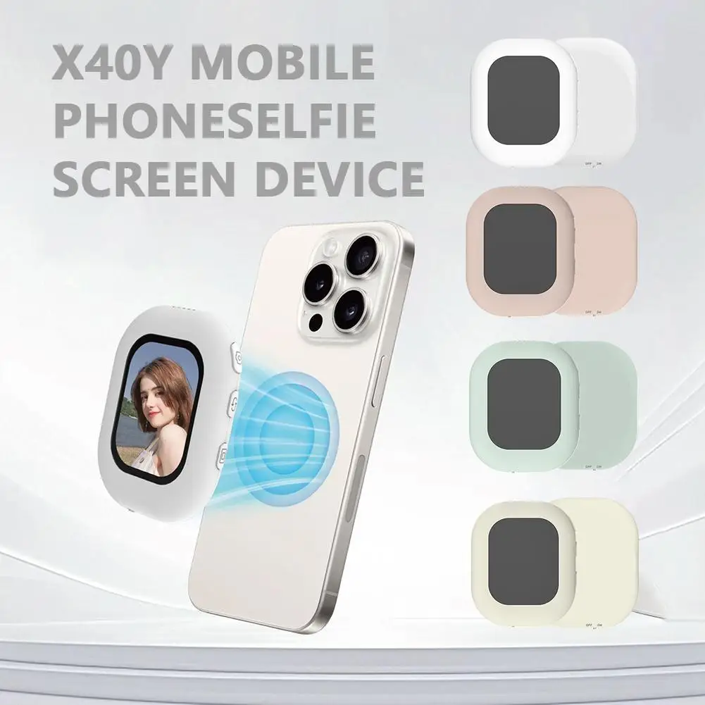 

Selfie Monitor Screen For IPhone/Android Wireless Magnetic Selfie Vlogger Video Monitor Screen Wireless Back Camera Monitor