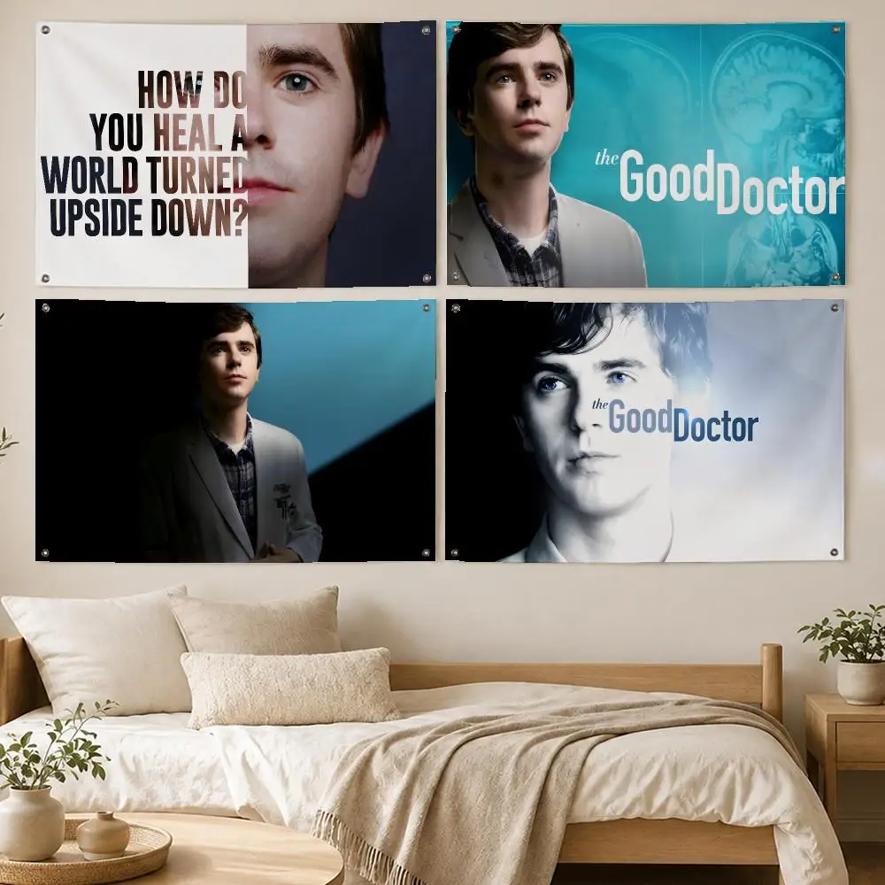 Smart Show The Good Doctor Flags Room Bedroom Home Outdoor Wall Hanging Concert Printed Background Decoration Art Banne