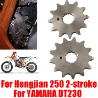 Accesorios para Motocicleta Hengjian 250 de 2 Tiempos MT250, Piñón Delantero de Cadena 520, Engranaje de Piñón de 11T 12T 13T Dientes para YAMAHA DT230