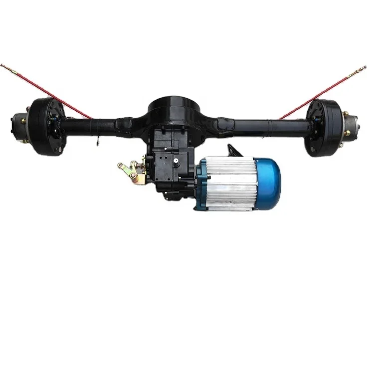 

2200 Вт, 60 В, 72 В, дифференциальный двигатель коробки передач, электрический трехколесный велосипед, четырехколесный барабанный тормоз, задний мост