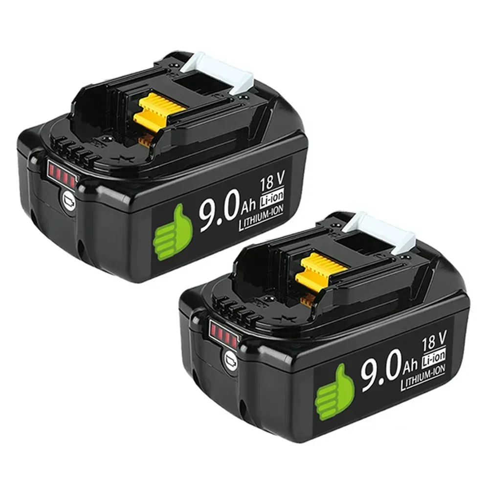 Imagem -06 - Makita Lithium Ion Bateria Recarregável 18v 9000mah Bl1860 Bl1830 Bl1850 Bl1860b Baterias de Substituição 100 Originais