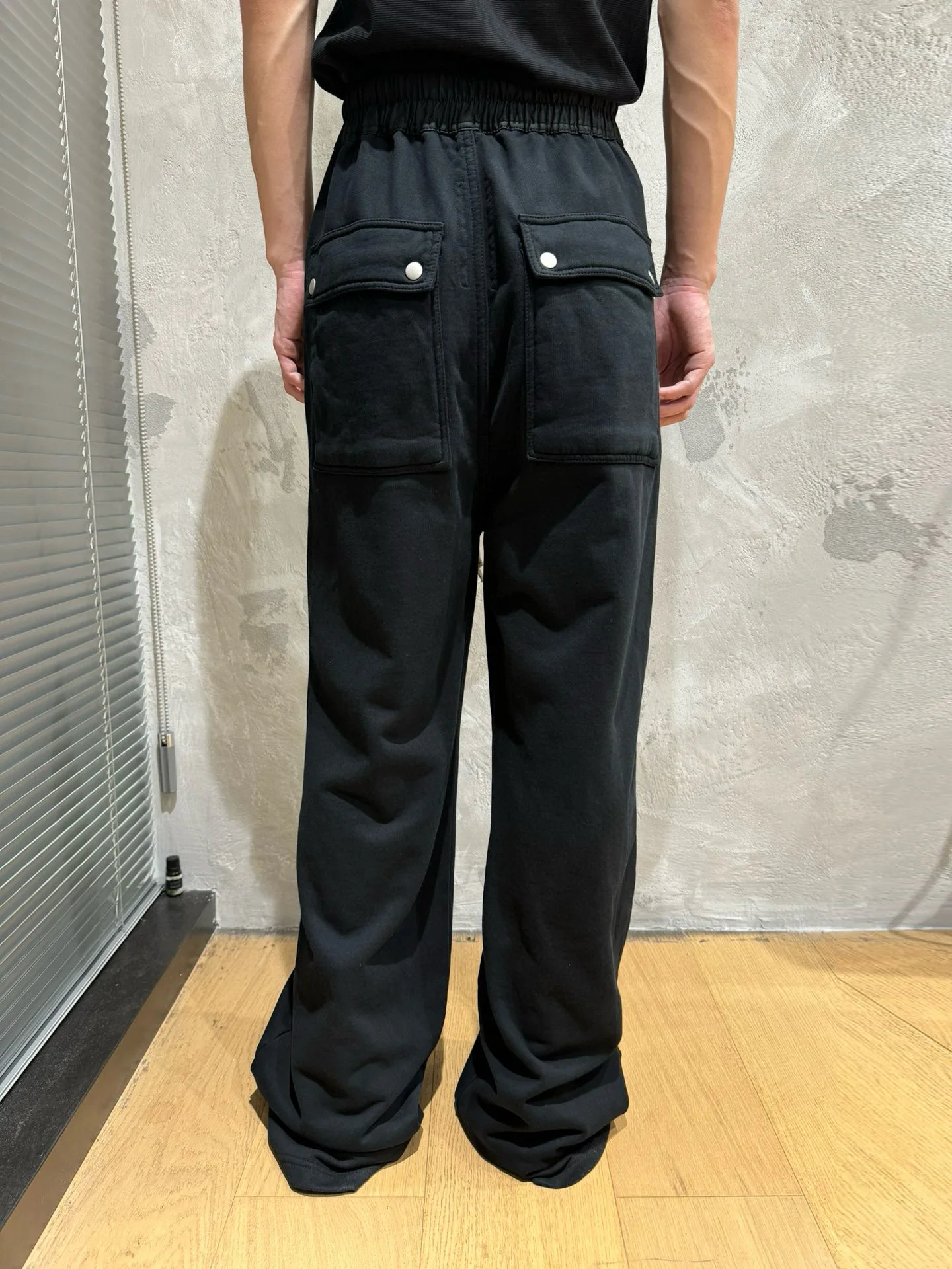 2025 High Street Women's Pink Western-style Drawstring Elastic Waist Splicing Thin and Loose Banana Wide Leg Casual Pants