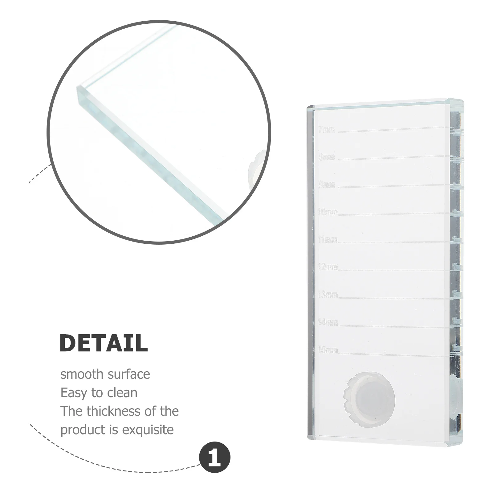 

2Pcs Lash Pallet Large Eyelash Extension Tray Holder Salon Tool for Comfortable False Lash Grafting Eyelash Extension Pallet