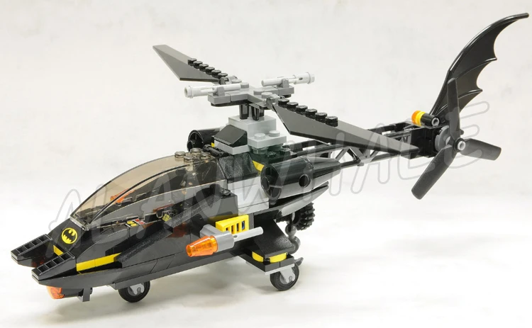 185 Stuks Super Fighter Batcopter Dynamiet Aanval Zweefvliegtuig Werken Lier En Haak 10226 Bouwsteen Set Compatibel Met Model