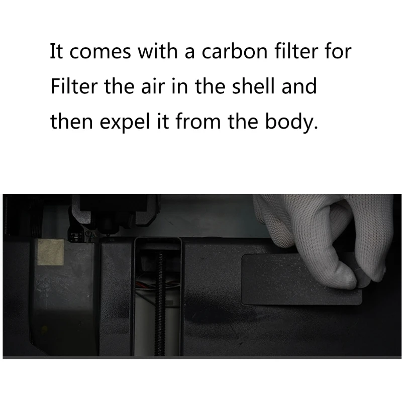 

2Pcs Printer Activate Carbon Air Filter for X1C/P1P/P1S/X1E Accessories HX5E