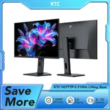 (Versión mejorada H27T2) Monitor para juegos KTC H27T7P-2 27 “2560×1440 QHD 210Hz Base de elevación Panel para