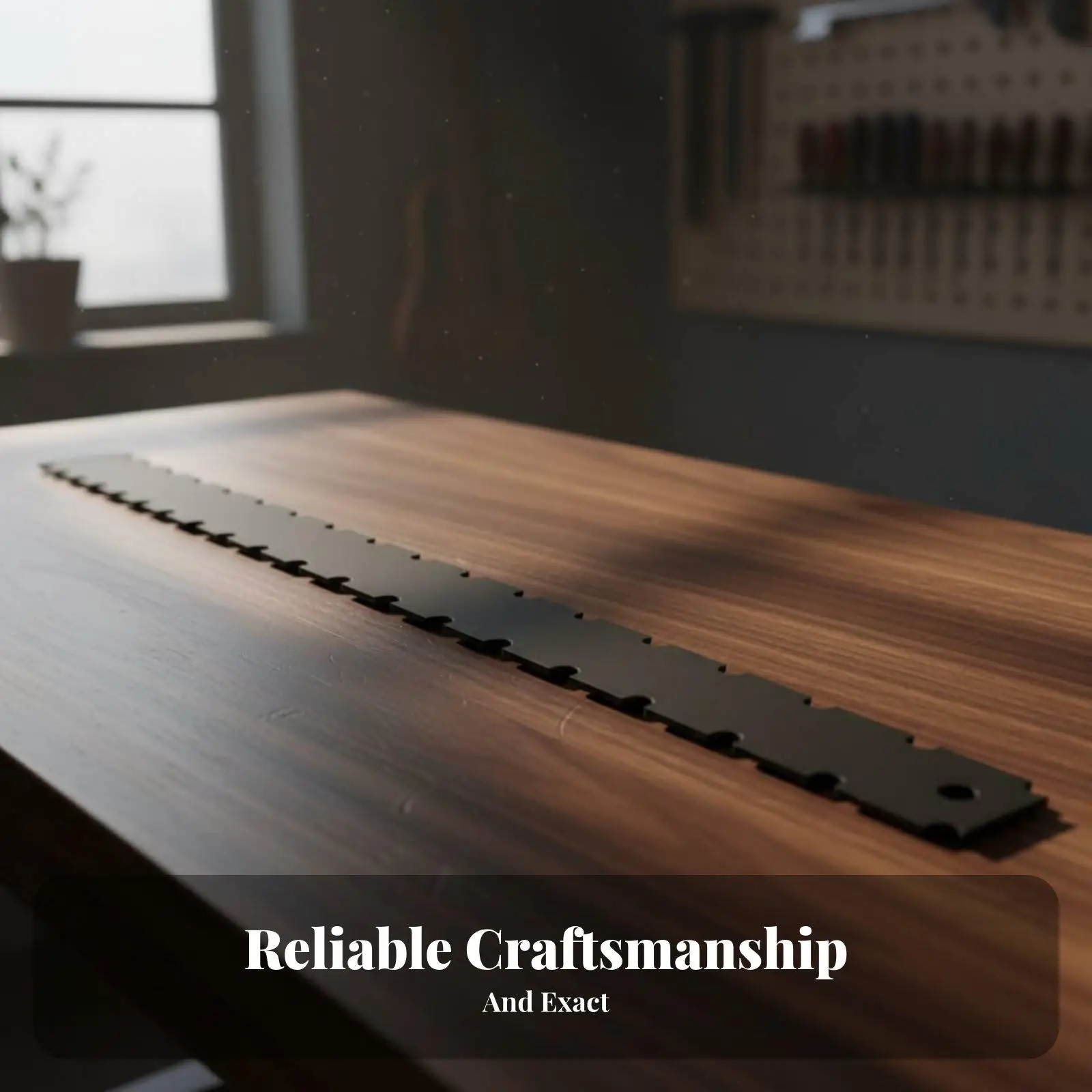 Guitar Fretboard Leveling Ruler Stainless Steel Precision Notched Straight Edge for Bass Neck Luthier Adjustment Tool