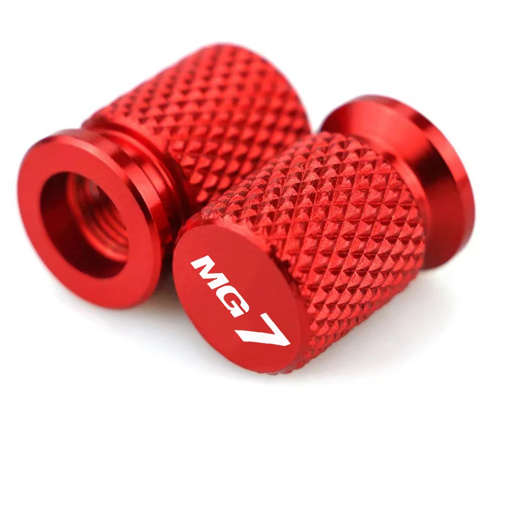 4pcs Car Wheel Tire Valve Caps Air Stem Covers Tyre Stem Covers Airdust Waterproof For MG ZS HS GT HECTOR MG3 MG5 MG6 MG7