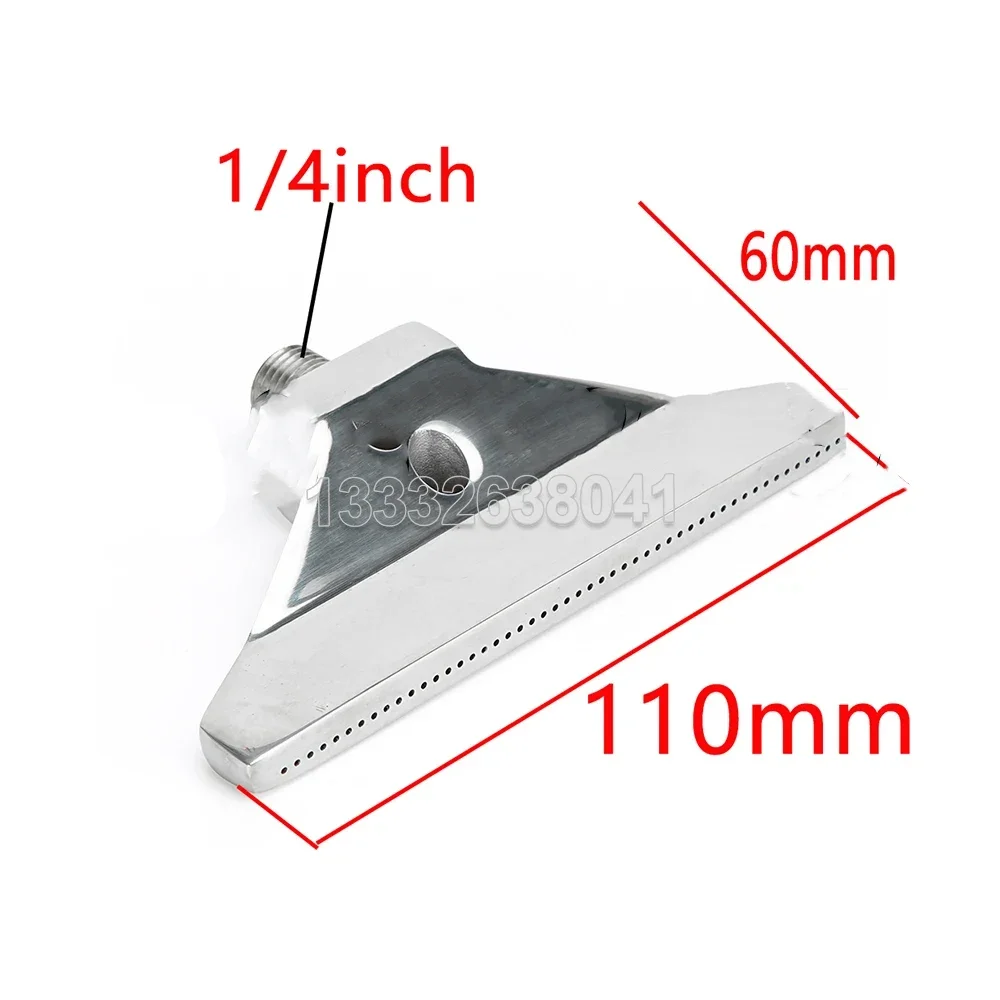 Air Blower Flat Air Nozzle Air Knife Stainless Steel 110/150/300mm Blowing Nozzle 1/4'' 16 Holes Jet Clean and Blow Dry Nozzle