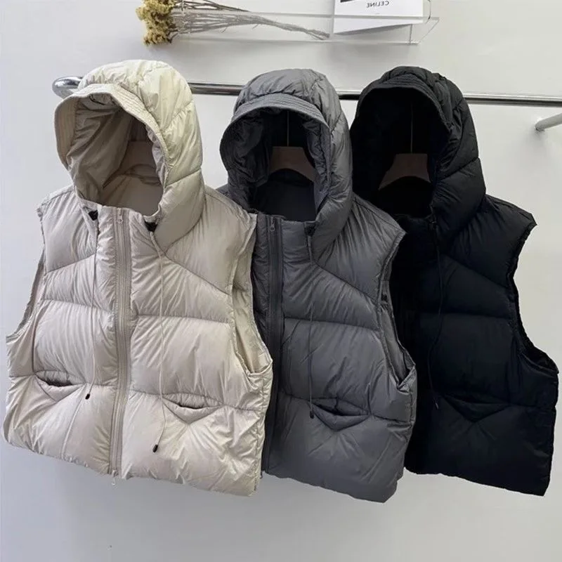 2026 2026 Autumn/Winter Fashion New Women's Elegant Design Sense Warm Vest Down Jacket Design Sense Loose Warm Coat - Aliexpress Deal