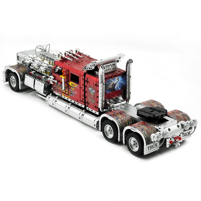 Alta qualidade em estoque y18066 moc técnico rc thor 24 caminhão bloco de construção tijolos montagem modelo diy brinquedos meninos presentes natal