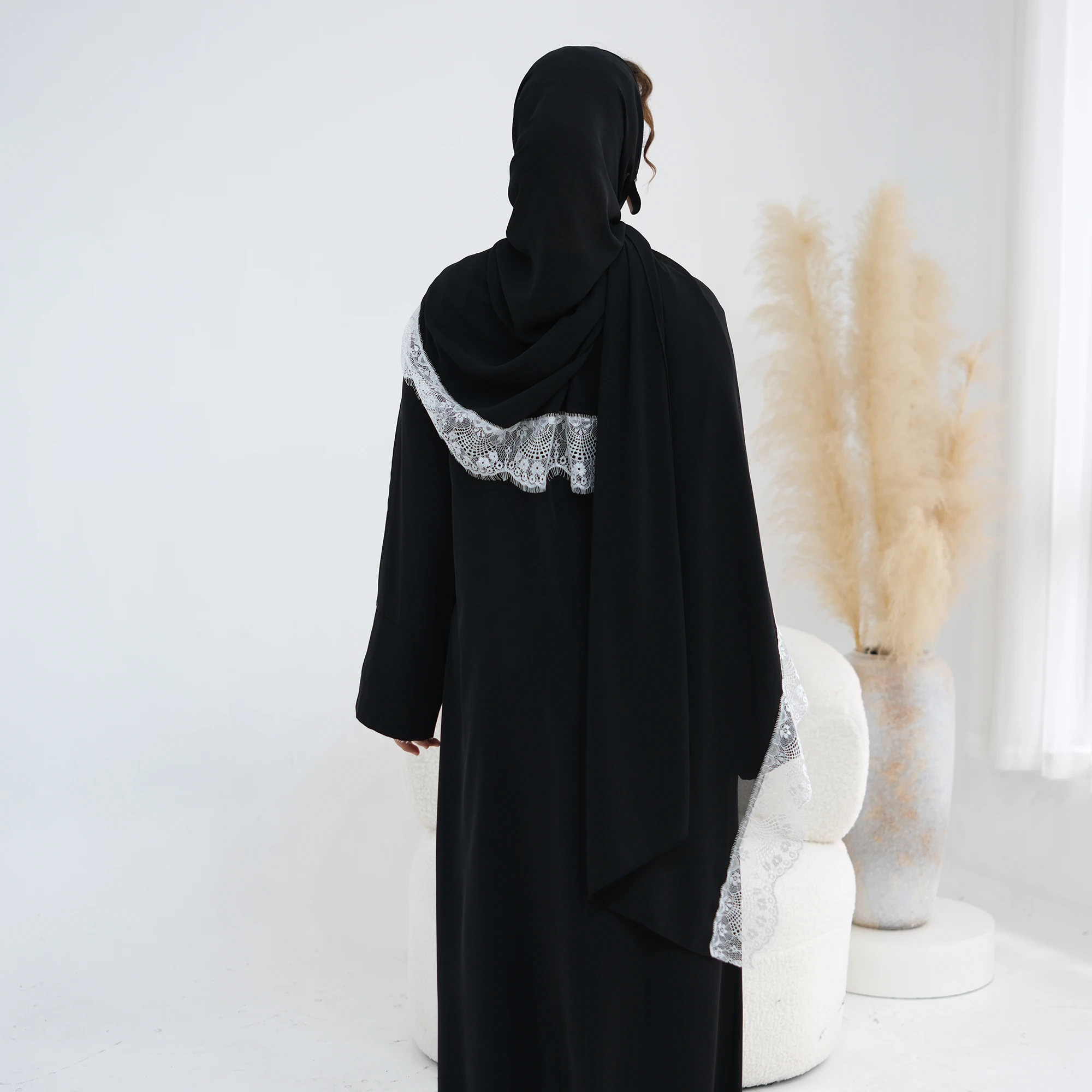 Delicate Lace Trim Regular-Fit - đánh giá và giá Summer Clothing Hijab