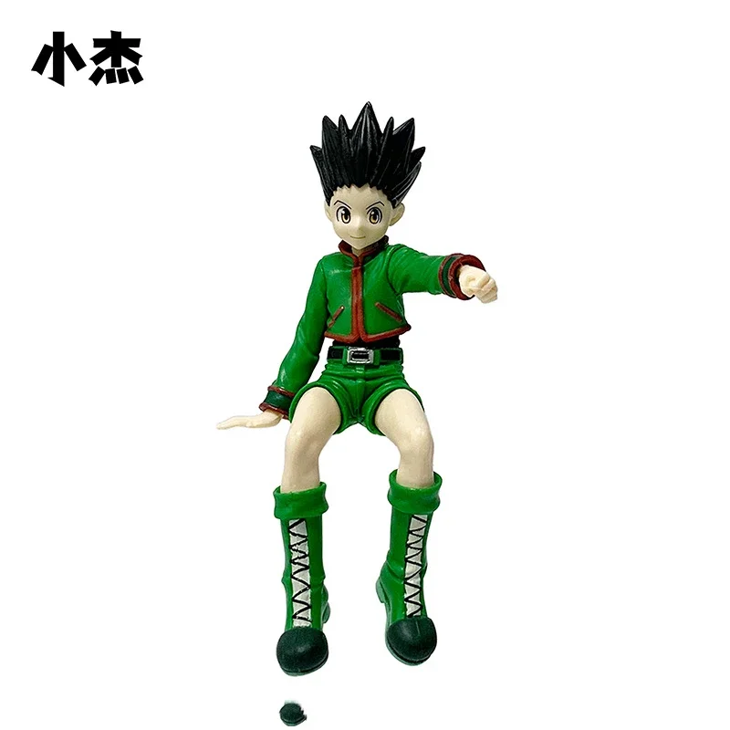 Anime HUNTERxHUNTER GON FREECSS Sitting posture Action Figure PVC Model Statue Desk Decor Toys Doll Collection Gifts boxed